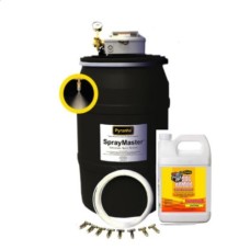 Pyranha 55 Gallon install kit  002SM55GALBAKIT 8 nozzle kit with 160 feet tubing with Bug Armor as the insecticide choice included